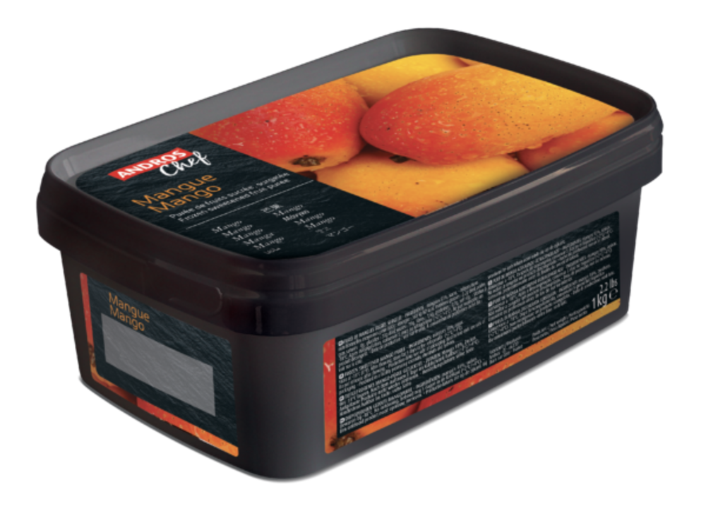 Purée de mangue Andros Chef 1kg code 184109