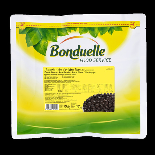 321080 Haricots noirs en poche 2.25 kg BONDUELLE