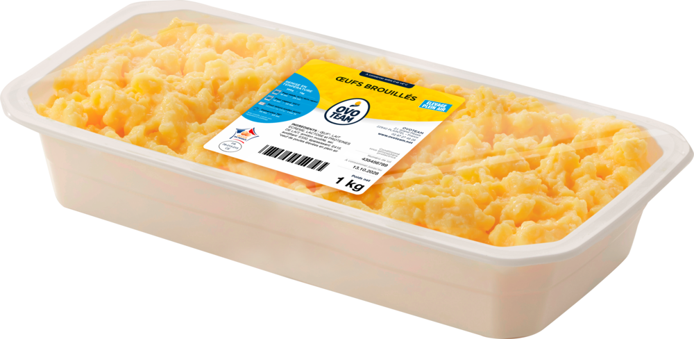 œufs brouillés pleins airs 