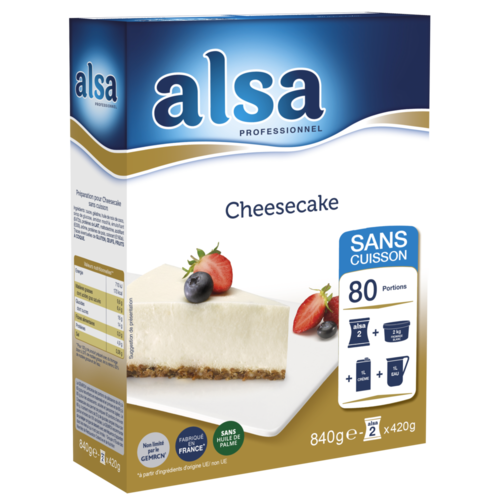 325971 Préparation de cheescake sans cuisson en boîte de 840 g ALSA