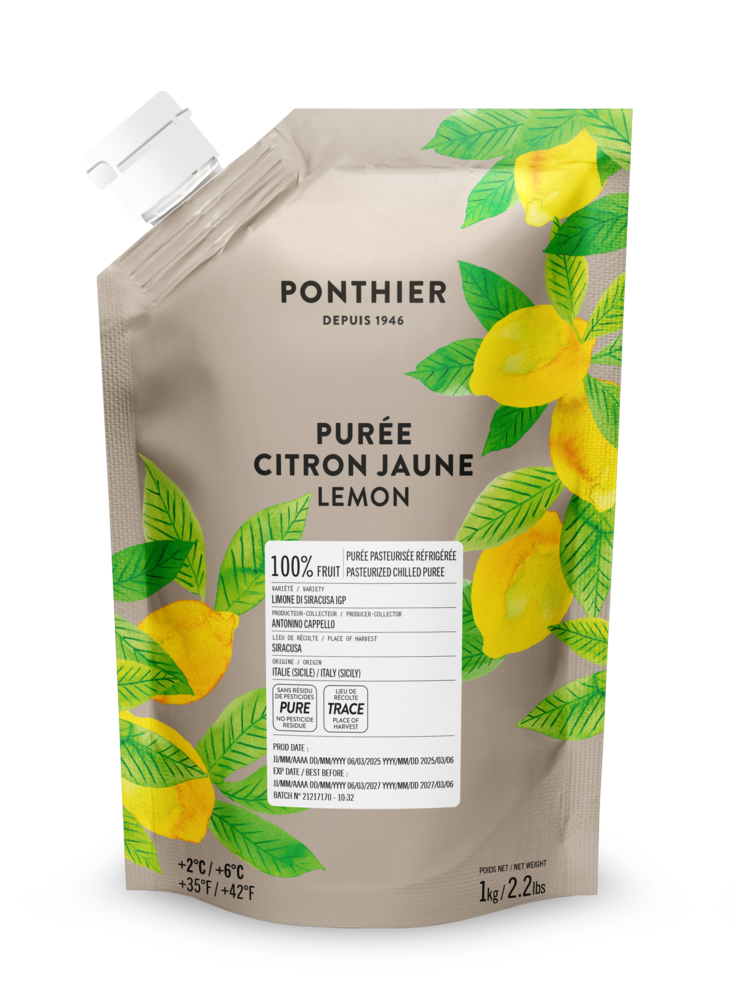 Purée de citron jaune