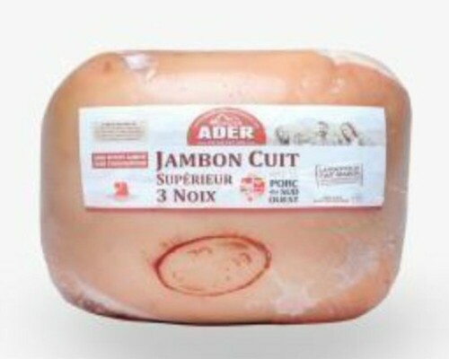 Jambon cuit IGP DD sans nitrite ajoutés