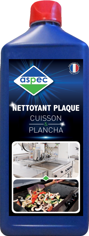 184240 Dégraissant décapant pour plaque de cuisson et plancha en flacon 750 ml ASPEC