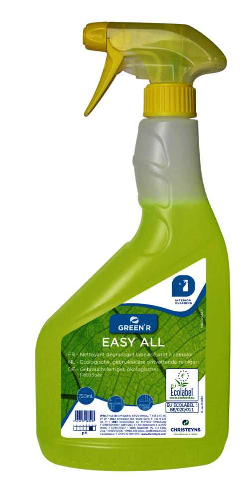 296586 Dégraissant multi-usage en pulvérisateur ECOLABEL 750 ml GREENR