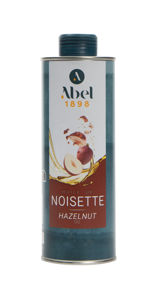 HUILE DE NOISETTE /50 cl - Bidon. métal 
