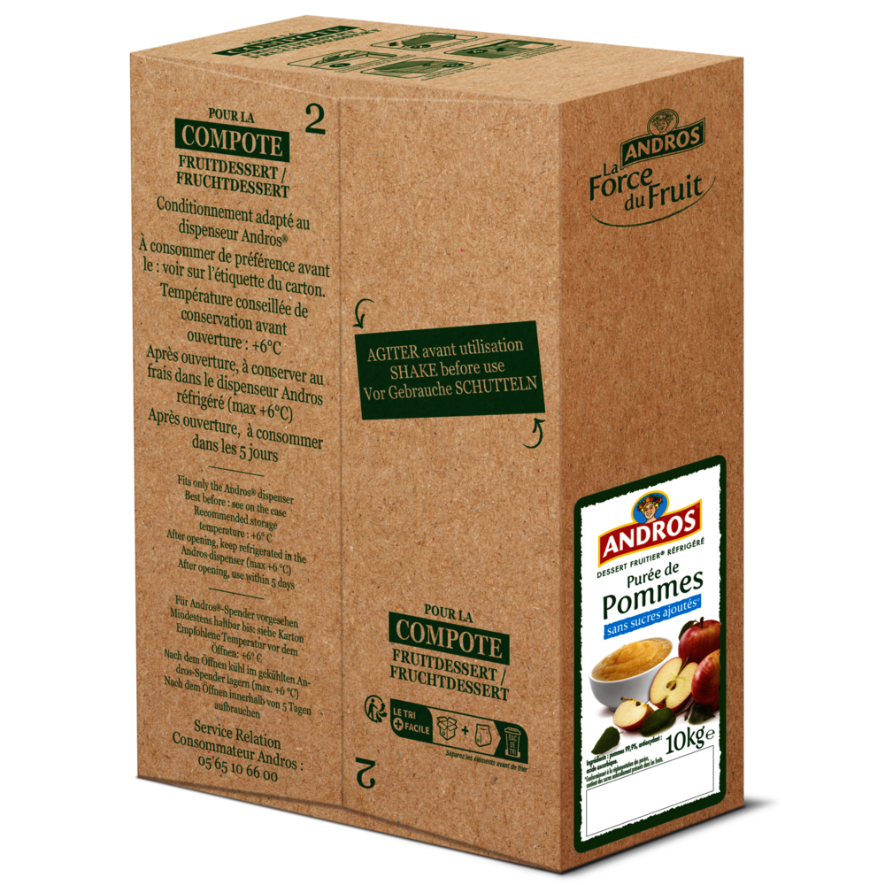 Dessert fruitier à la pomme sans sucres ajoutés 10 kg - 287469