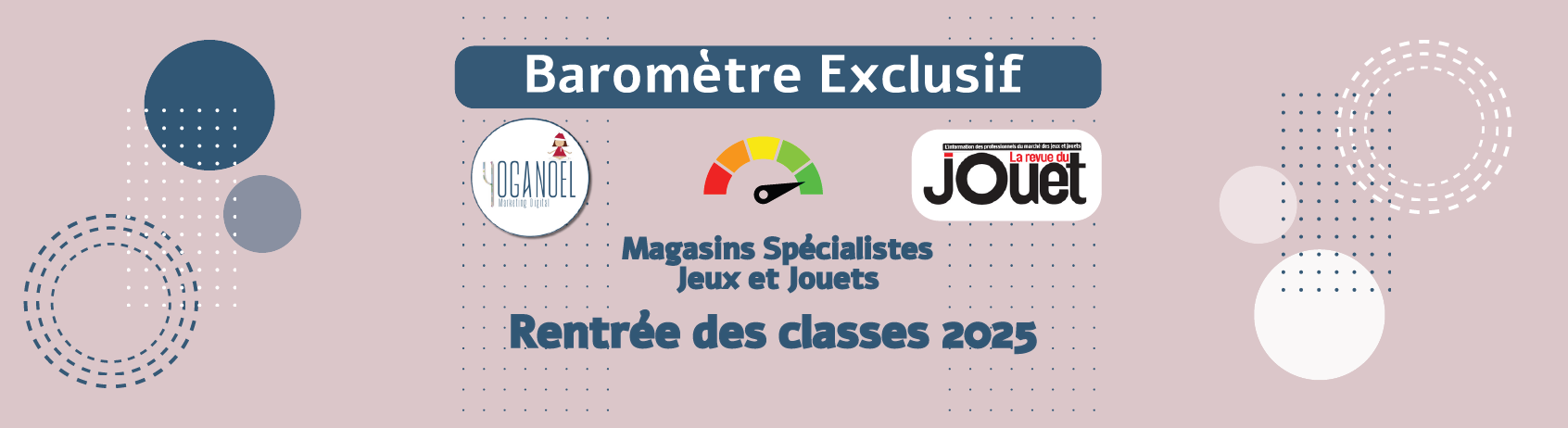 Baromètre Exclusif - Magasins Spécialistes Jeux & Jouets - Rentrée des classes 2025
