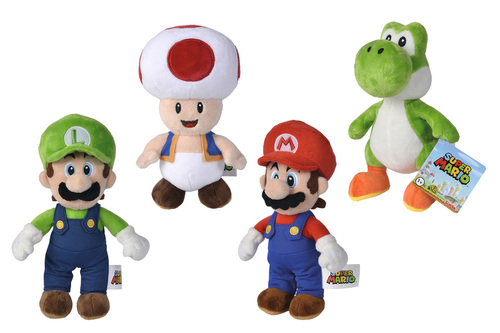 MARIO LUIGI YOSHI TOAD 20CM