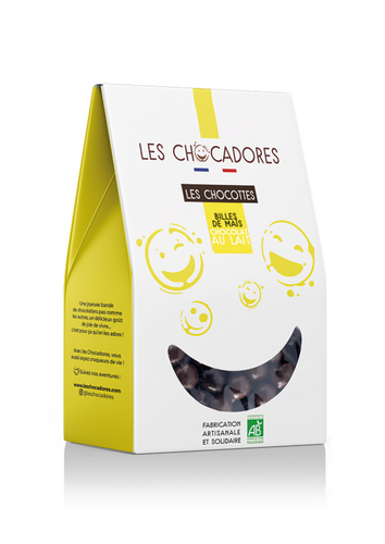 CHOCOTTES billes de maïs chocolat au lait 