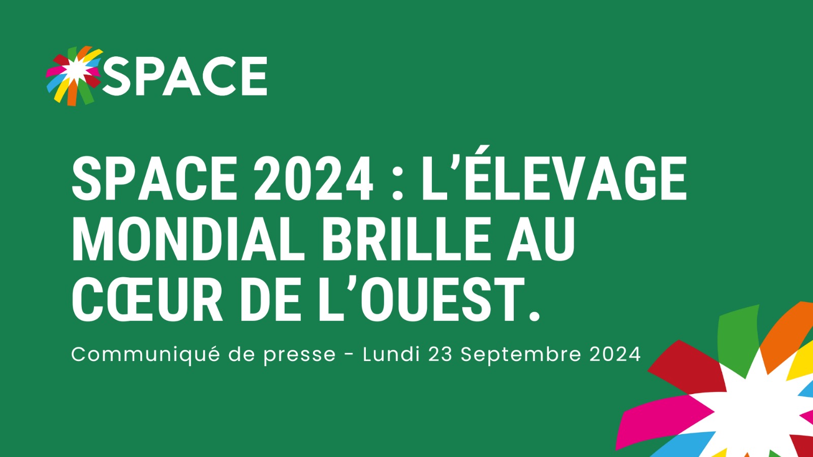 SPACE 2024 : L'ÉLEVAGE MONDIAL BRILLE AU COEUR DE L'OUEST
