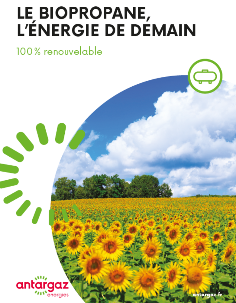 LE BIOPROPANE UN BIOGAZ LIQUIDE RENOUVELABLE FIABLE