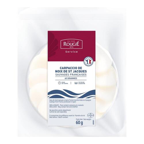 318624 CARPACCIO DE SAINT JACQUES MAISON ROUGIE