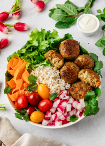 Palet végétal carottes herbes de provences