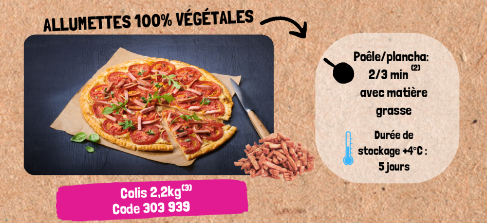 ALLUMETTES 100% VÉGÉTALES (2,2kg) 303939