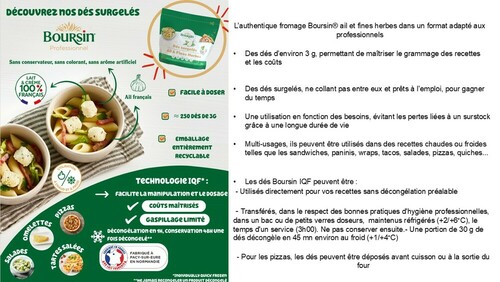 Boursin dés IQF 228487