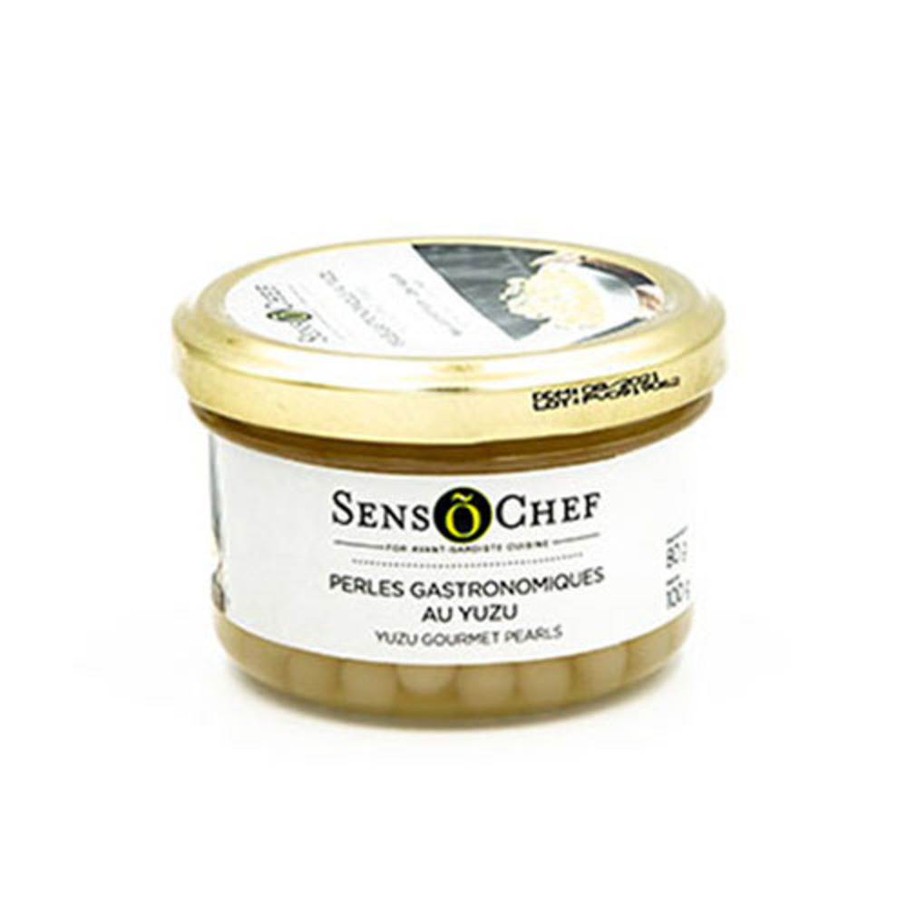 Perles de Balsamique blanc yuzu 