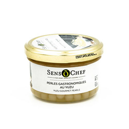 Perles de Balsamique blanc yuzu 