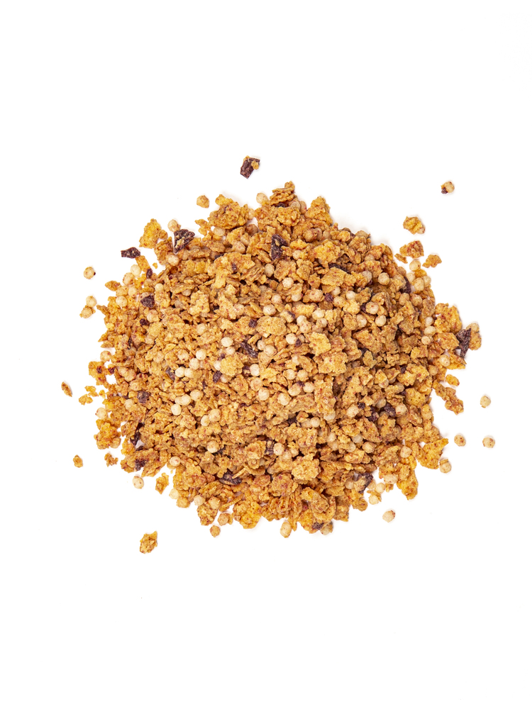 Crumble chocolat blanc - framboise - yaourt 