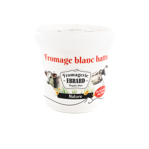 Fromage blanc nature 1kg 287385 / 5kg 329299 