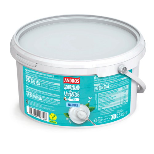 BRASSÉ SPÉCIALITÉ VÉGÉTALE NATURE AU LAIT DE COCO ANDROS 2,5kg 303502