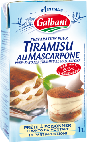 PREPARATION SUCREE AU TIRAMISU GALBANI