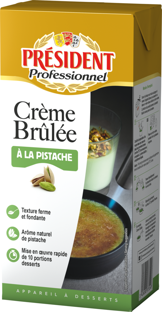 CREME BRULEE A LA PISTACHE 16171