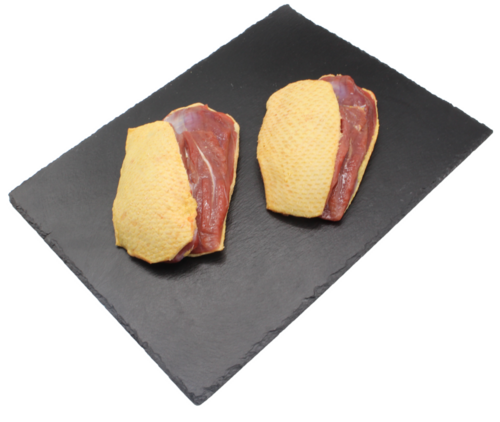 FILET AVEC PEAU DE CANETTE JAUNE DE BARBARIE s/vide x 2 – 150/200g - code PASSION FROID 222488