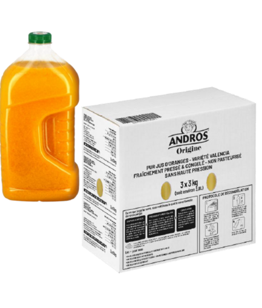 JUS D'ORANGES ORIGINE (VALENCIA) ANDROS  3KG - 300852
