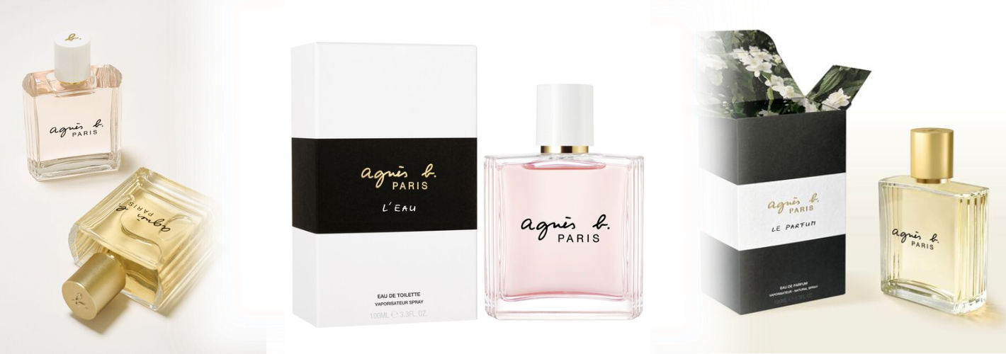 Codiplas, Egisa et Aptar Beauty : Agnès b. signe son retour en parfumerie avec un flacon rechargeable