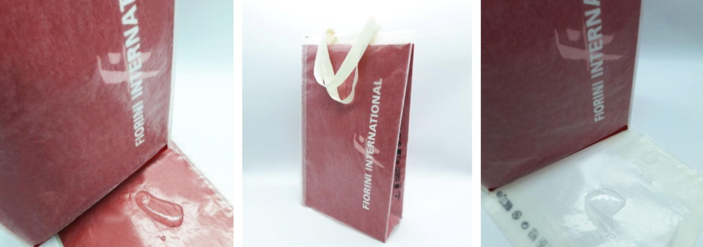 FIORINI INTERNATIONAL ITALIA SPA présente sa housse de pluie écologique pour des sacs de courses