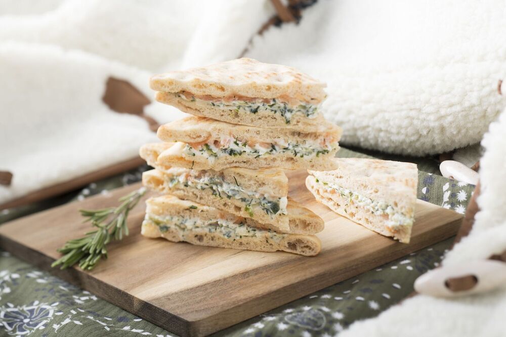 Ref. 316345 Club sandwich polaire saumon concombre