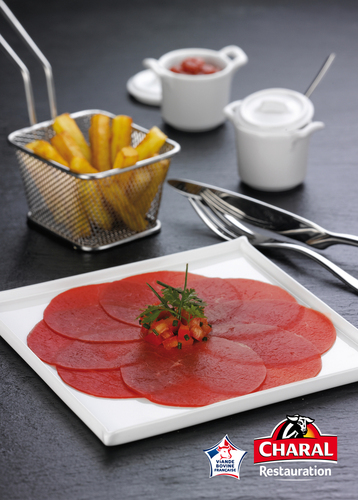 Carpaccio de bœuf tranché minut' VBF 70G - Ref 317221
