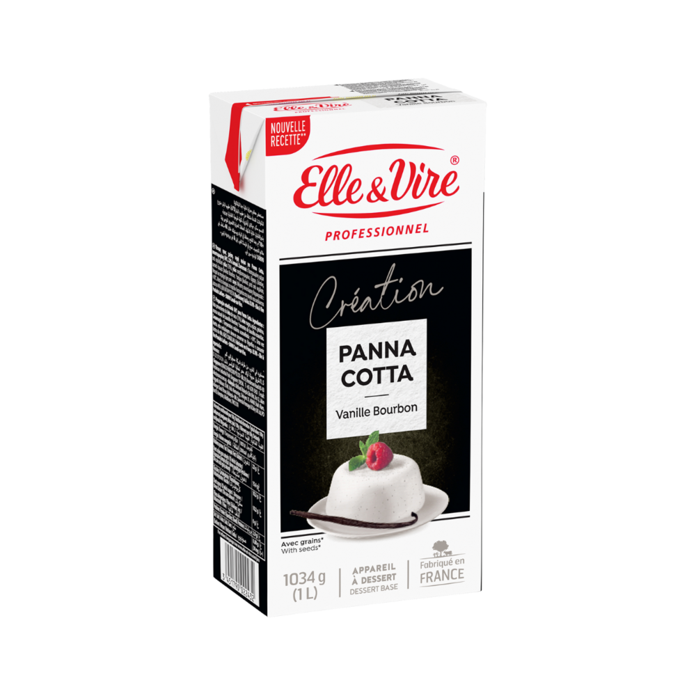 Ref. 330071 Préparation panna cotta vanille bourbon Elle & Vire