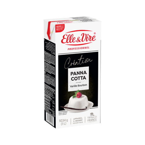 Ref. 330071 Préparation panna cotta vanille bourbon Elle & Vire