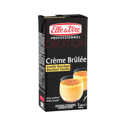 Ref. 217497 Préparation crème brulée vanille bourbon Elle & Vire