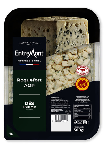 Ref. 299117 Dès de roquefort AOP 32% MG 500G