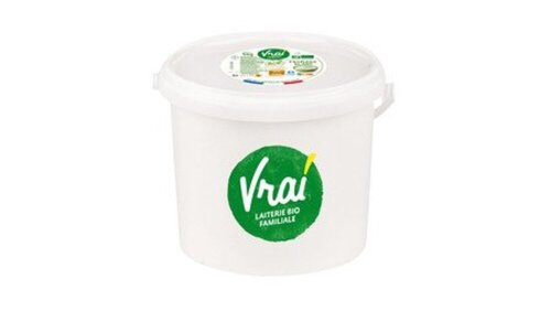 Ref. 25434 Fromage blanc nature demi écrémé 3,6%MG  BIO LFR 5KG Vrai