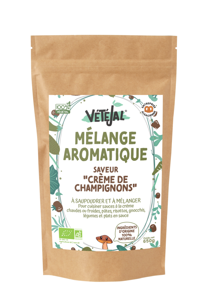 Mélange aromatique végétal saveur Crème de champignons