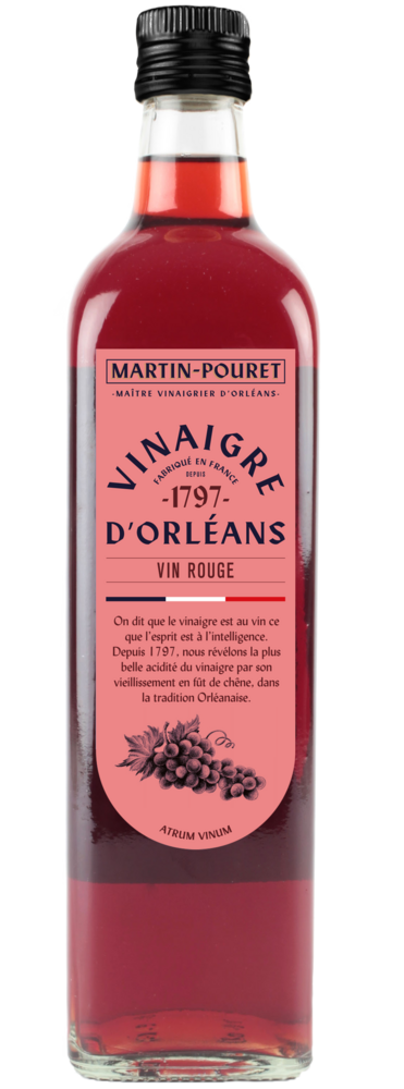 Vinaigre Vin rouge 75 cl Martin-Pouret Maitre Vinaigrier depuis 1797 Orléans 