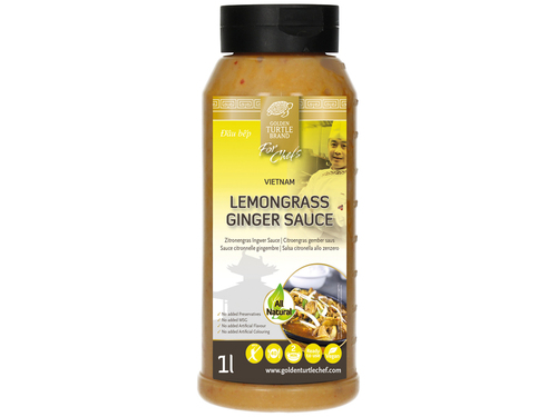 202758 Sauce avec citronnelle et gingembre en flacon 1 L GOLDEN TURTLE CHEF