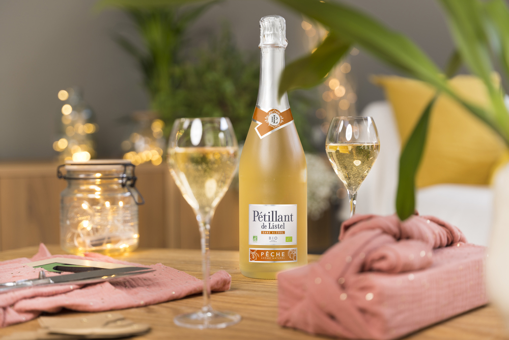 PETILLANT DE LISTEL SANS ALCOOL BIO PECHE