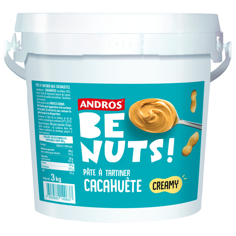 Ref. 313060 Pâte à tartiner cacahuète 3KG