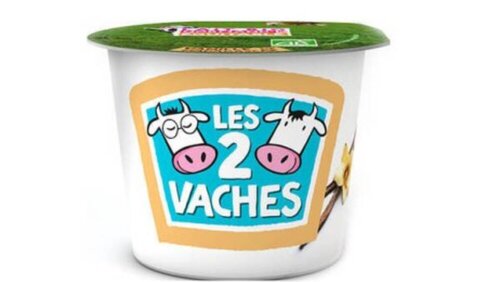 Ref. 236481 Yaourt brassé vanille BIO Les 2 vaches 115G