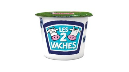 Ref. 198820 Yaourt brassé myrtille BIO Les 2 vaches 115G
