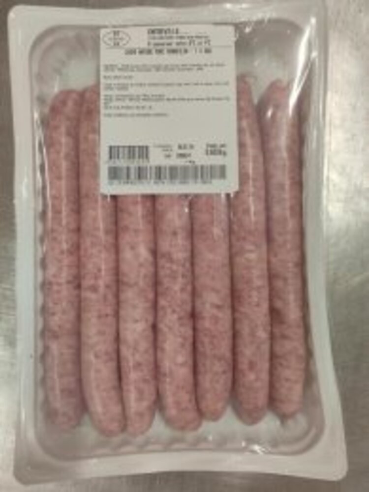 Ref. 304133 Chipolata sup porc Francilin (80Gx7)