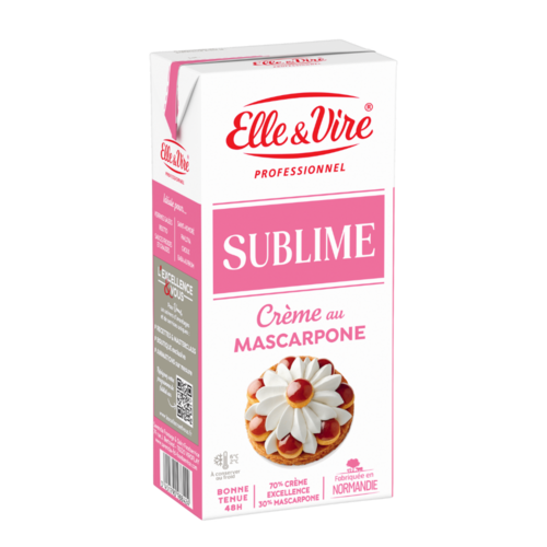 Ref. 211092 Crème sublime mascarpone LFR 1L Elle & Vire