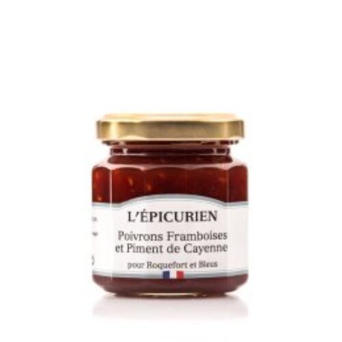Ref. 274671  Confit de poivrons framboises et piment de Cayenne 125G