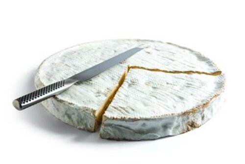 58531. Brie de Meaux au lait cru AOP 3/4 affiné 23% MG 300 g env.