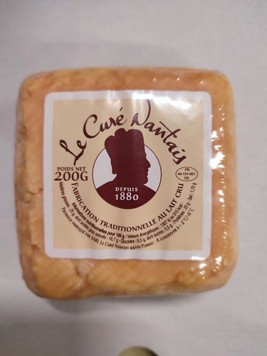 Ref. 183817 Curé Nantais carré au lait cru 25% MG 200G