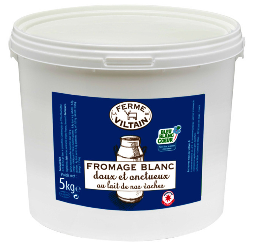 Ref. 284958 Fromage blanc lisse 8% MG 5 KG
